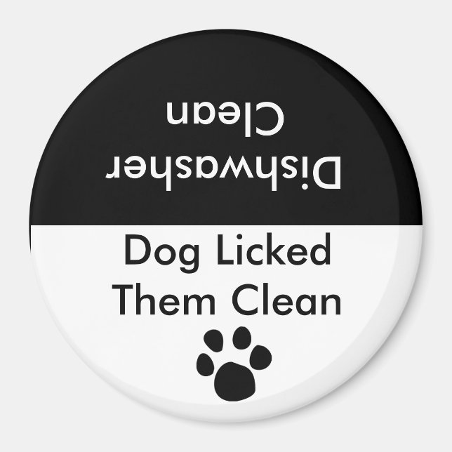 Hund slickade dem rena magnet (Framsidan)