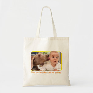 Hund Slickande Baby Ear Tygkasse