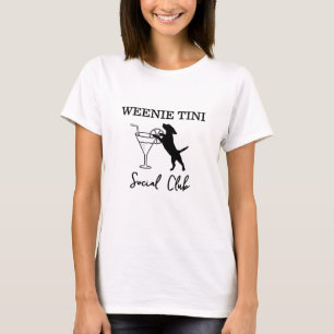 Hund Social Klubb Doxie Hund Gift T Shirt