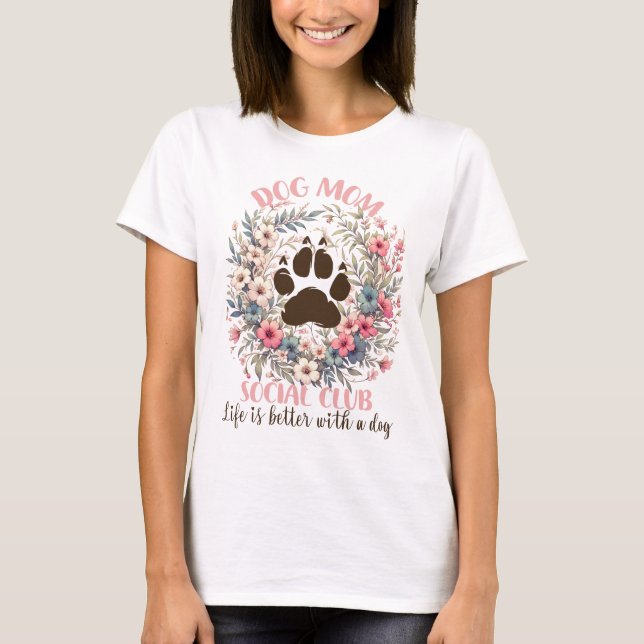 Hund Social Klubb T Shirt (Framsida)
