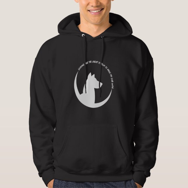 Hund Söker Partner Hoodie (Framsida)