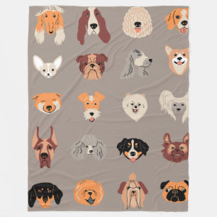Hund som är 60 x 80 Fleece Blanket