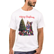 Hund som är inskriven på julen Ljus art