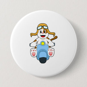 Hund som Biker med Scooter.PNG Knapp