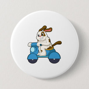Hund som Biker med Scooter.PNG Knapp