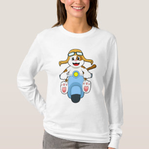 Hund som Biker med Scooter.PNG T Shirt