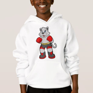 Hund som Boxer med Boxinghandskar T Shirt