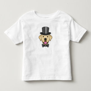Hund som brudgumme med bowtie t shirt