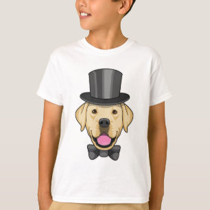 Hund som brudgumme med bowtie t shirt