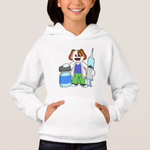 Hund som Doktor med sprutan T Shirt