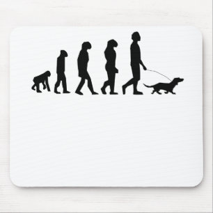 Hund som går evolution musmatta