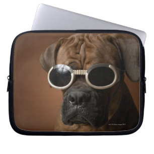 Hund som ha på sig solglasögon laptop sleeve