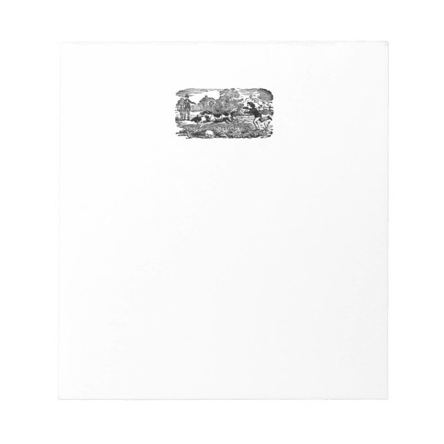 Hund som kör antika husdjurskonst som segrare anteckningsblock (Framsida)