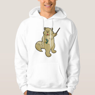 Hund som lärare med Bok & pekare Hoodie