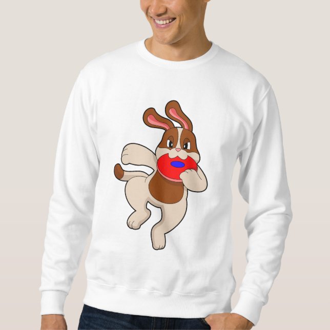 Hund som leker lång ärmad tröja (Framsida)