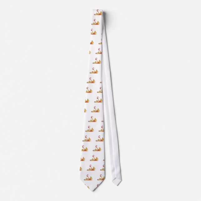 Hund som leker med bollTshirts och gåvor Slips (Framsida)