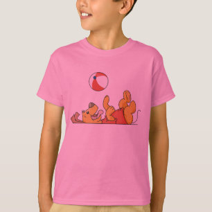 Hund som leker med bollTshirts och gåvor Tee Shirt
