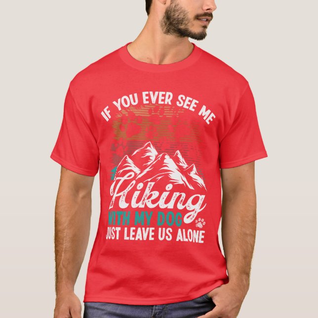 Hund, som med Hund bergsberget klimat T Shirt (Framsida)