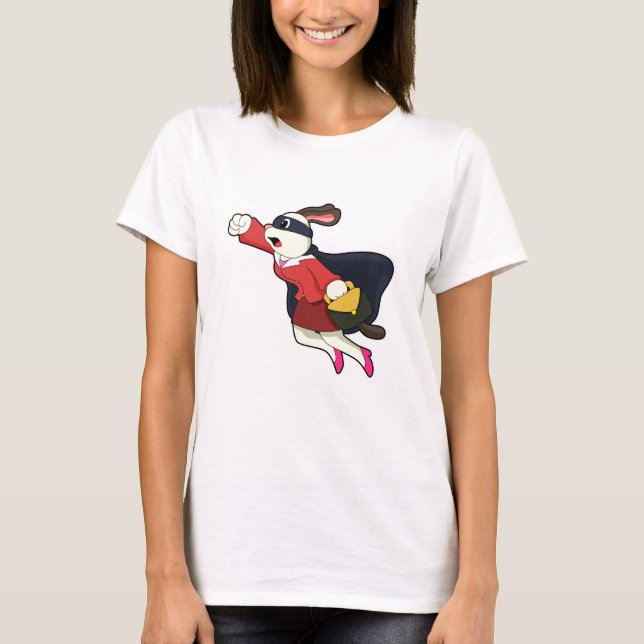 Hund som sekreterare t shirt (Framsida)