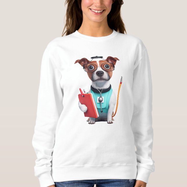 Hund som sjuksköterska, Hund som sjuksköterska T Shirt (Framsida)