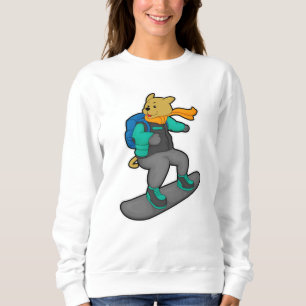 Hund som smuts-bärare med smuts- och ryggsäck t shirt