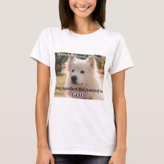 Hund som stavas bakåt är GOD T Shirt