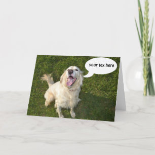 Hund som talar Templete Kort