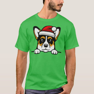 hund, söt jultomte (29) t shirt