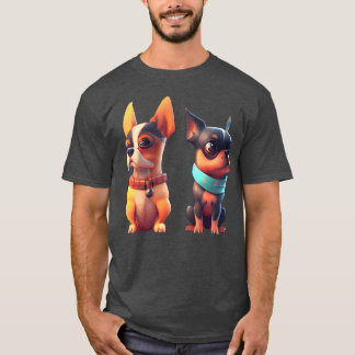 hund, söt presentpojke t shirt