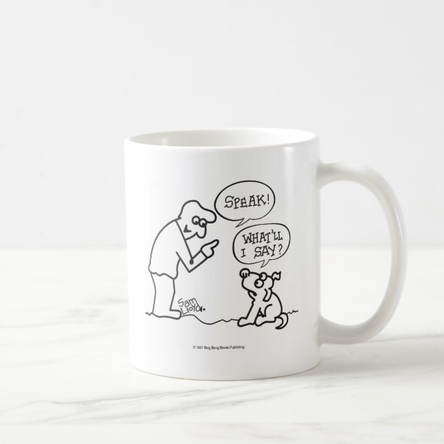 Hund-Speak Kaffemugg (Höger)