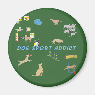 Hund Sport Addict Magnet