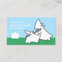 Hund Springa Cafe Visitkort