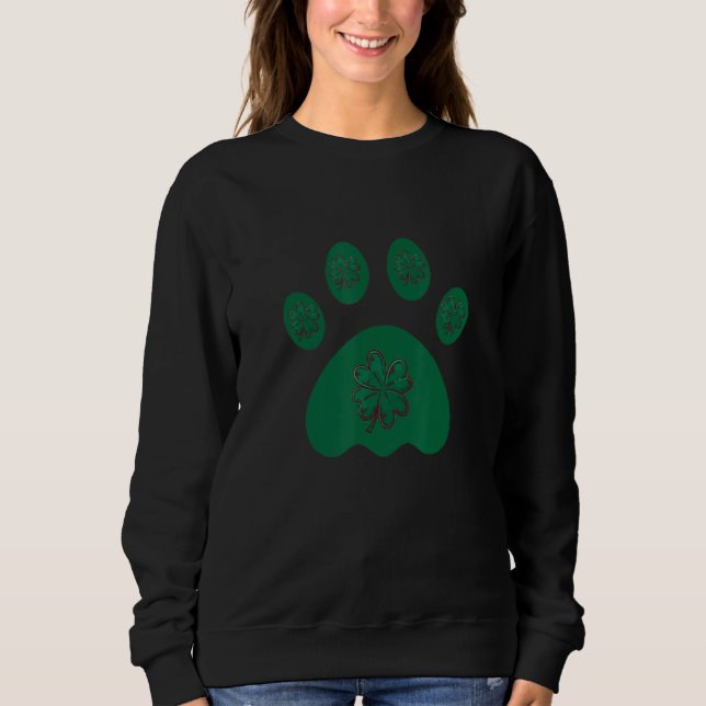 Hund St patricks day Pet Funny designé för Hundar T Shirt (Framsida)