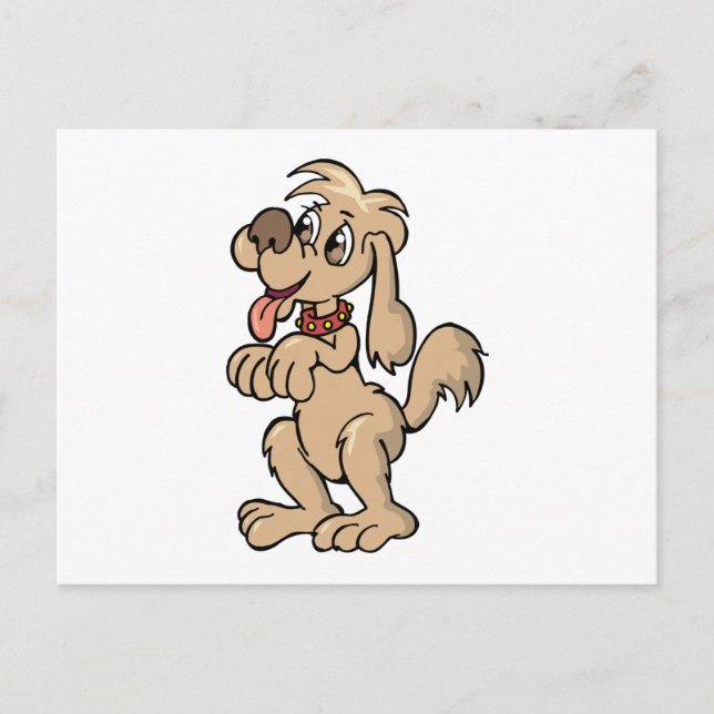 Hund start vykort (Framsida)