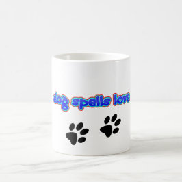 Hund Stavar Kärlek Kaffemugg