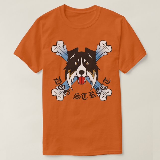 Hund Street Pub The Bouncer  T Shirt (Design framsida)