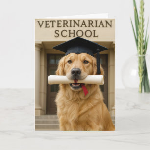 Hund Student från veterinärskolan Kort
