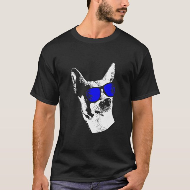 Hund sunglassdogm hund kärlek hund t shirt (Framsida)