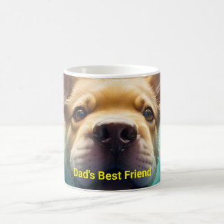 Hund Swimming med blommor Kaffemugg