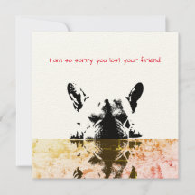 Hund Sympathy Card