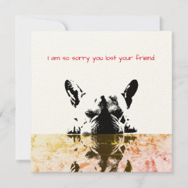 Hund Sympathy Card