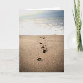 Hund Sympathy Card Kort