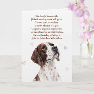 Hund Sympati Pointer Jakt Hund Kort