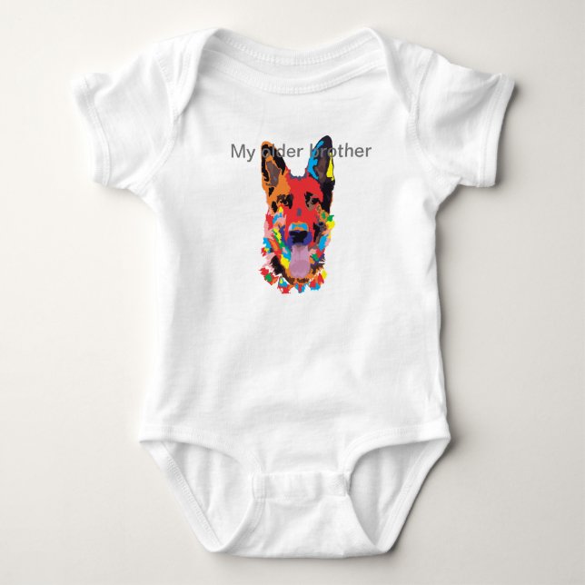 hund t shirt (Framsida)