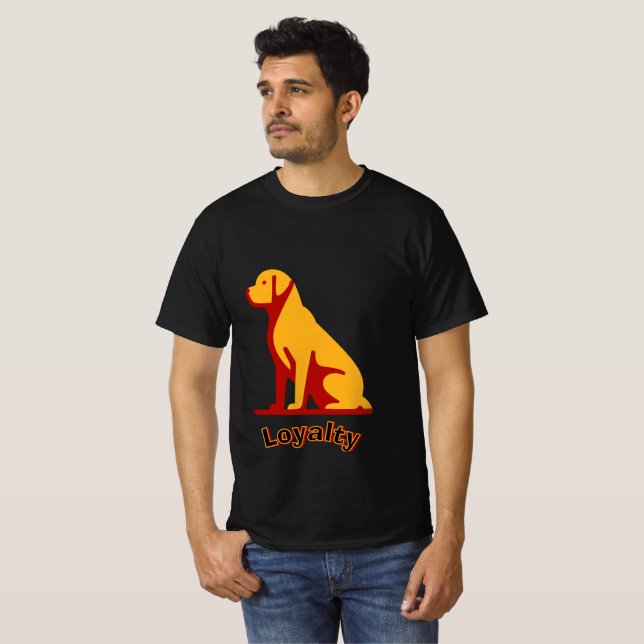 hund t shirt (Hel framsida)