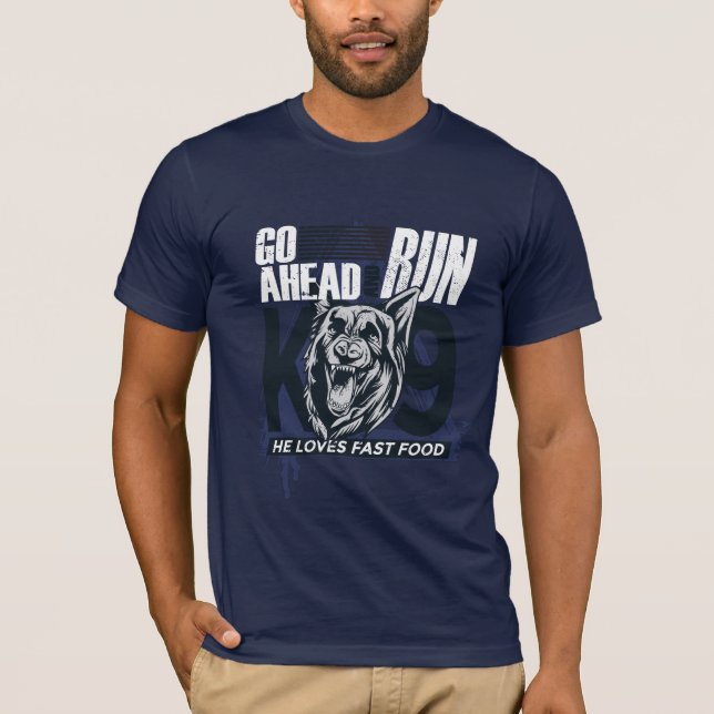 Hund T Shirt (Framsida)