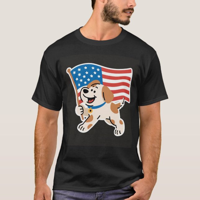 hund t shirt (Framsida)