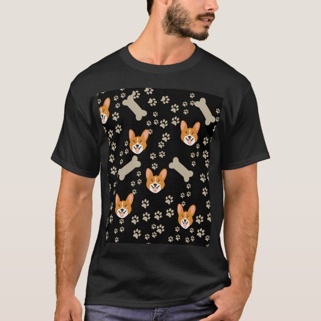 hund t shirt (Framsida)