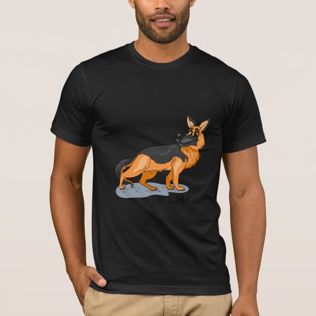 hund t shirt (Framsida)
