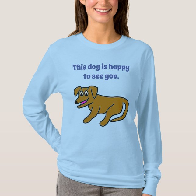 Hund T Shirt (Framsida)